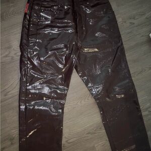 Diesel Women's Black Shiny Jeans